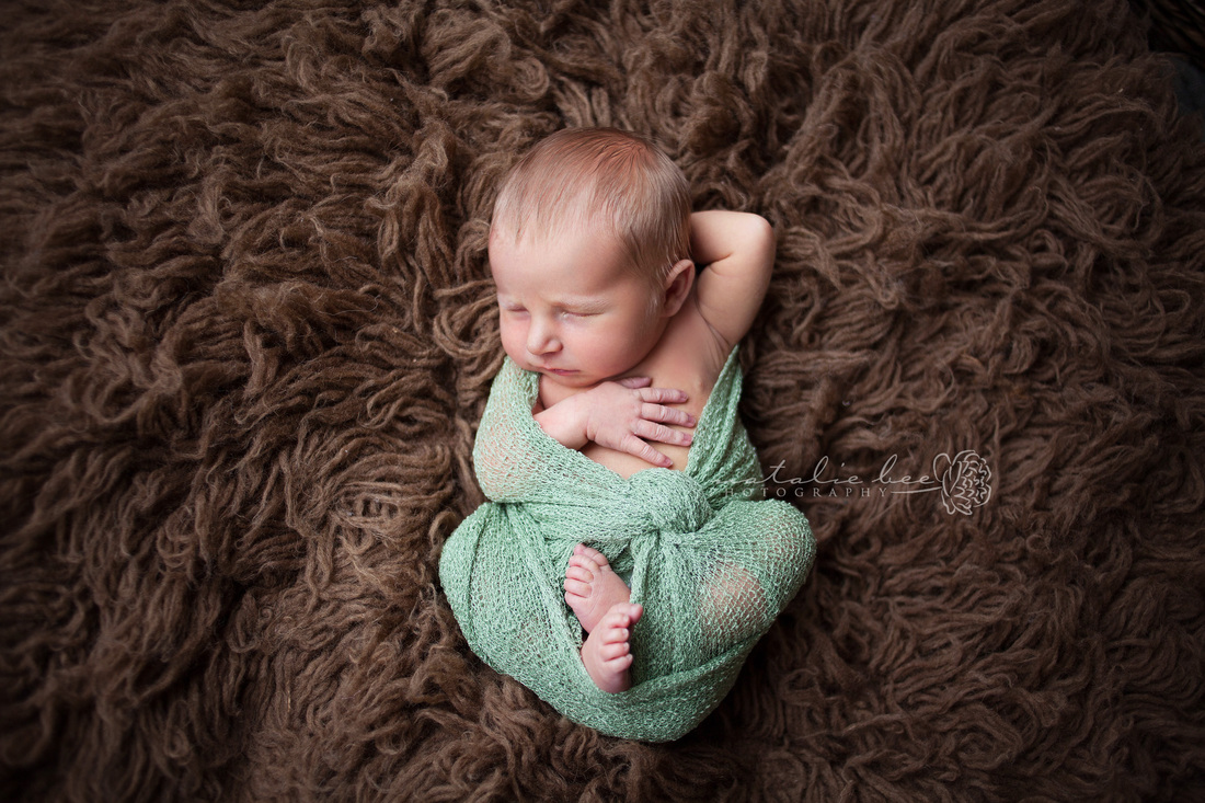 9 Day new Jackson - Newborn studio photography - Natalie Bee Photography in Spokane, Washington