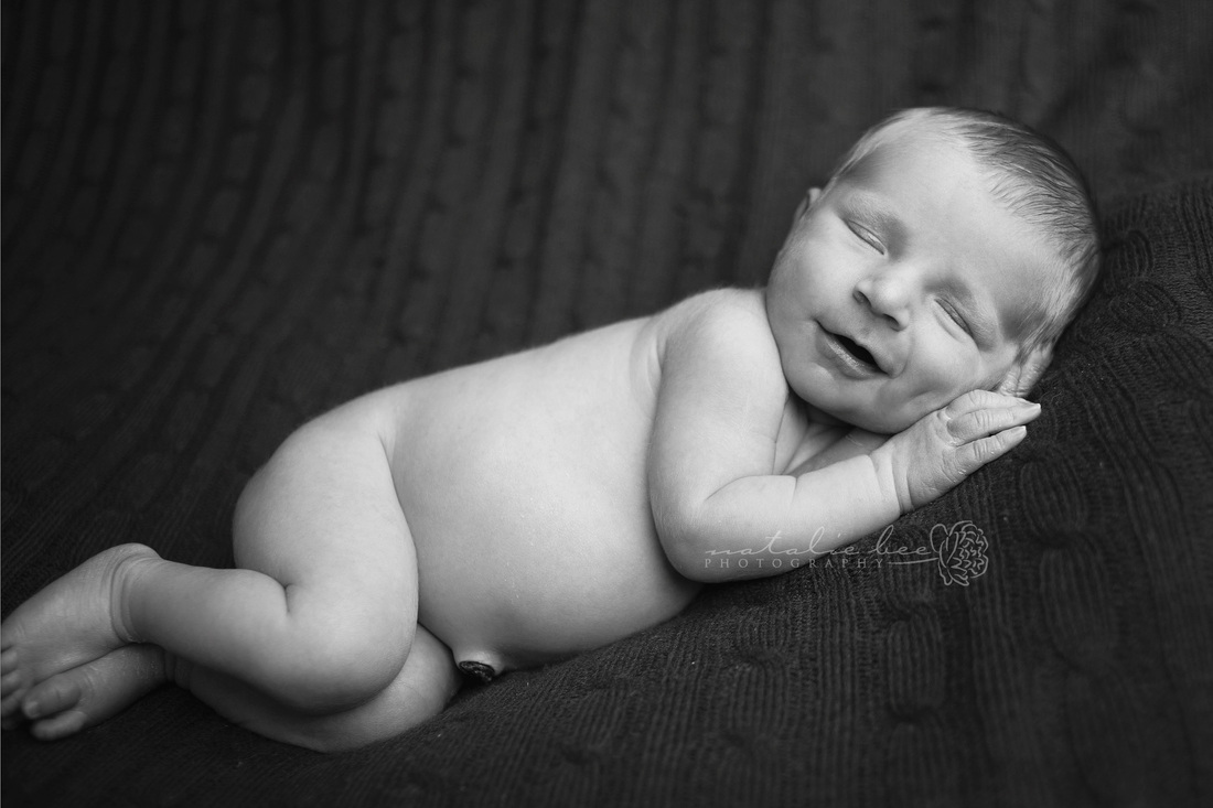 9 Day new Jackson - Newborn studio photography - Natalie Bee Photography in Spokane, Washington